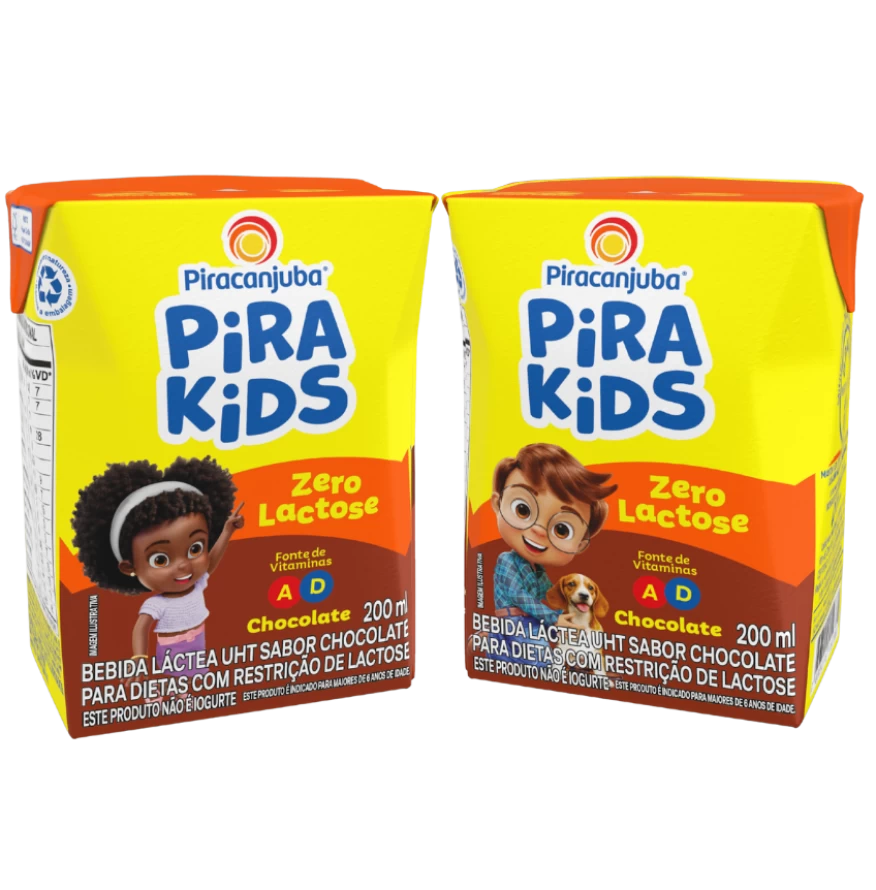 Achocolatado Pirakids Zero Lactose 200ml - Piracanjuba