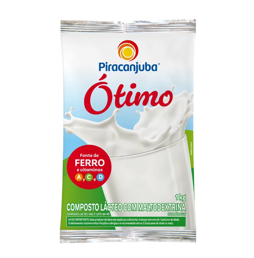 Composto Lácteo com Maltodextrina Ótimo 1kg - Piracanjuba