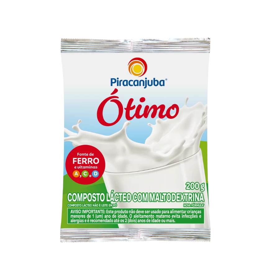 Composto Lácteo com Maltodextrina Ótimo 200g - Piracanjuba