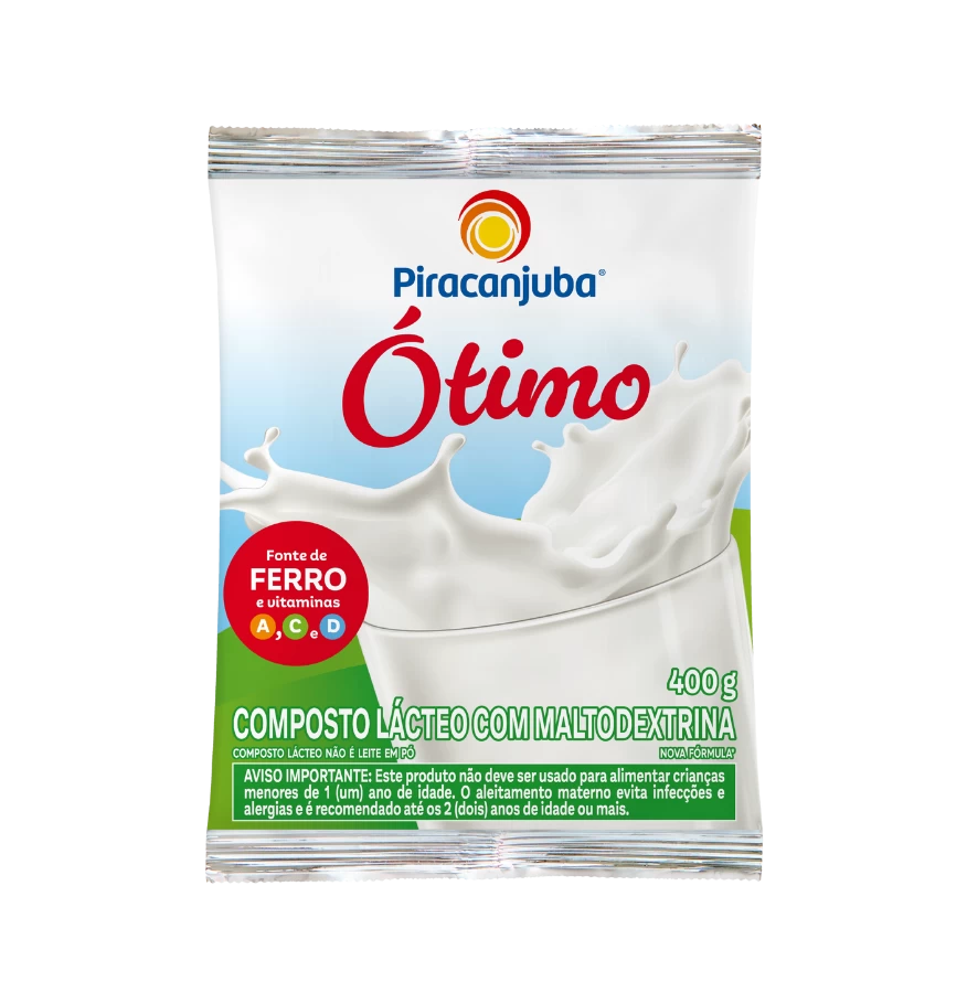Composto Lácteo com Maltodextrina Ótimo 400g - Piracanjuba