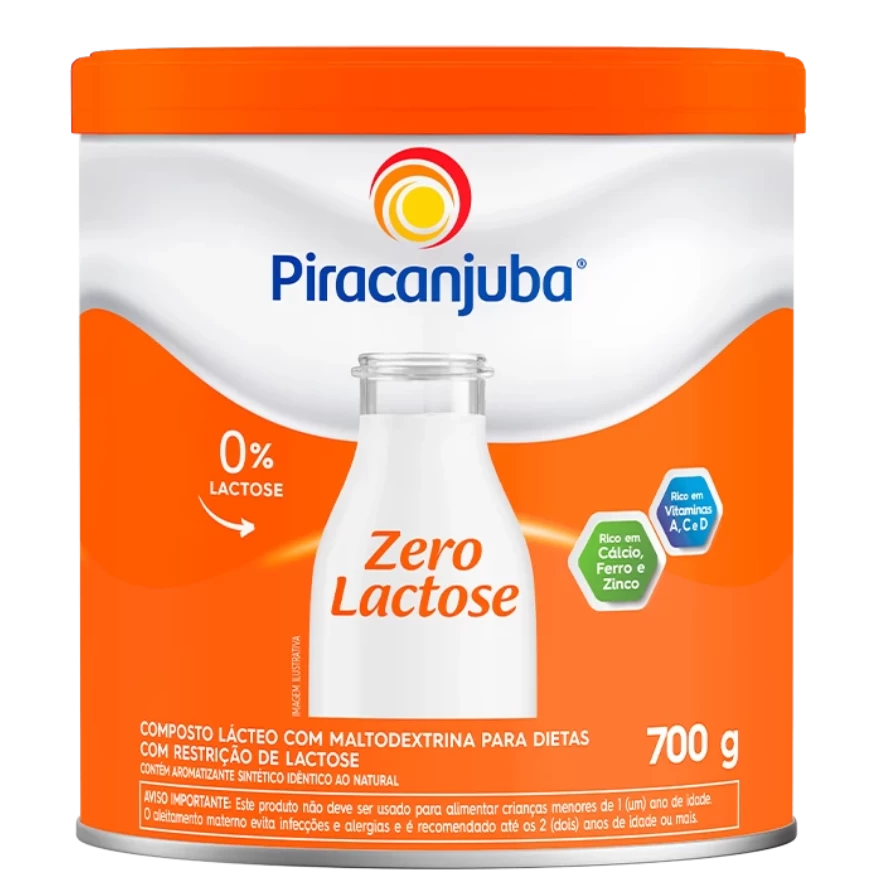 Composto Lácteo Zero Lactose 700g - Piracanjuba
