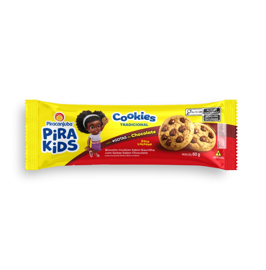 Cookies Pirakids Tradicional - Piracanjuba