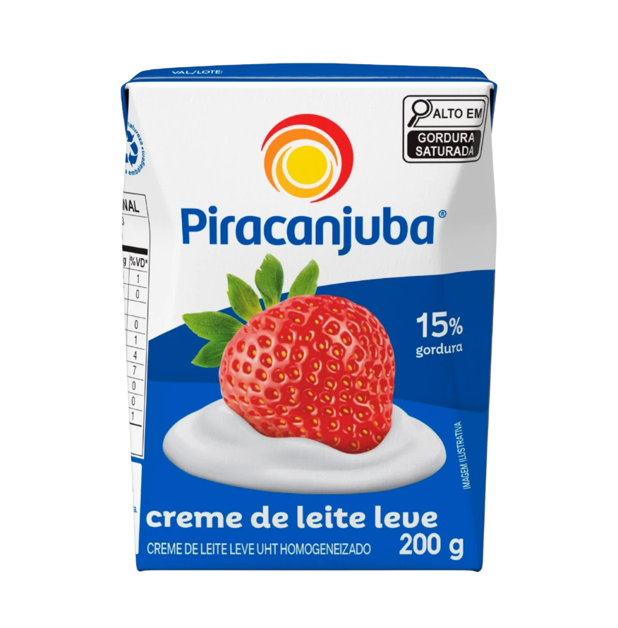 Creme de Leite Leve 200g - Piracanjuba