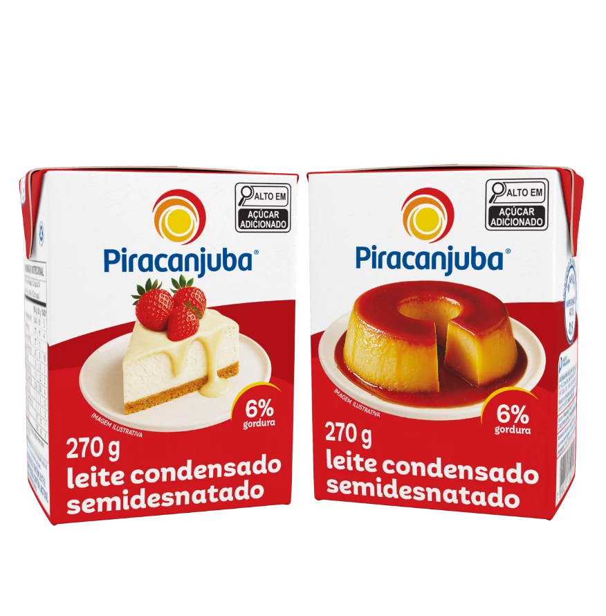 Leite Condensado Semidesnatado 270g - Piracanjuba
