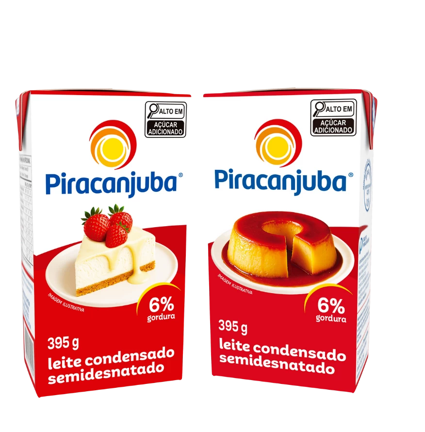 Leite Condensado Semidesnatado 395g - Piracanjuba