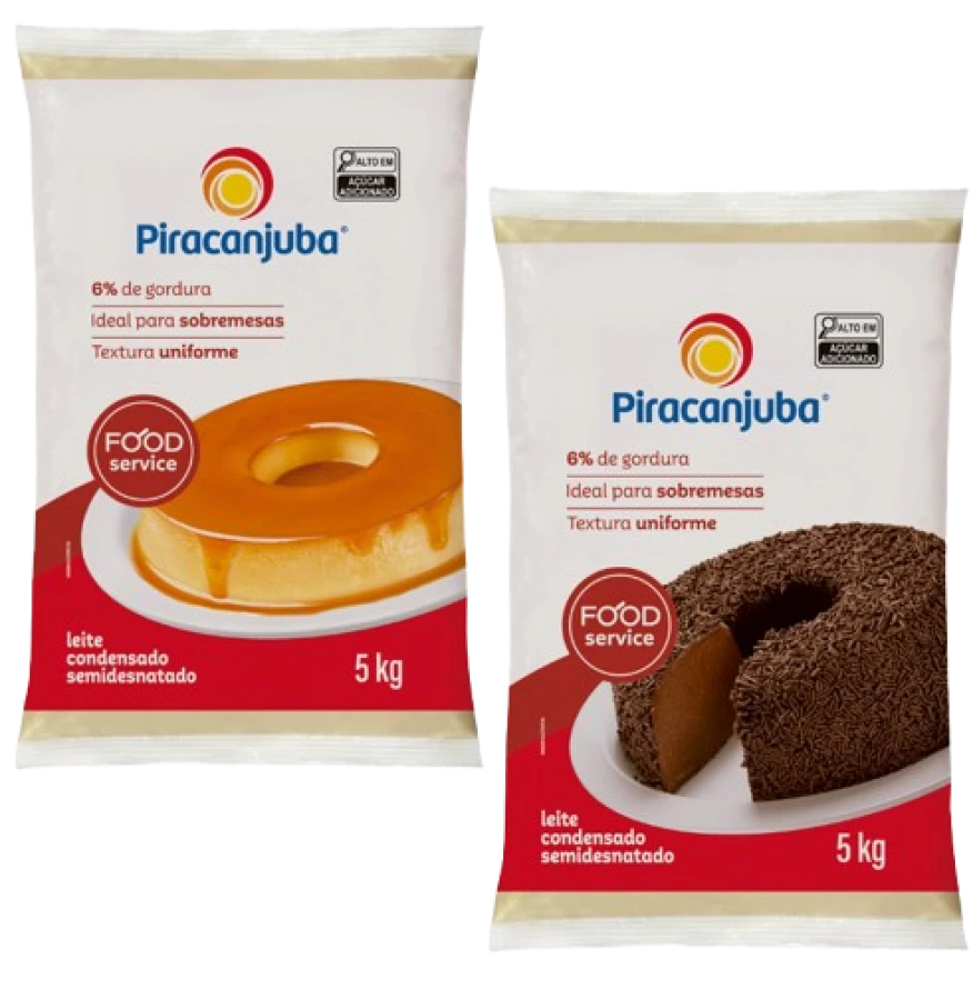 Leite Condensado Semidesnatado 5kg - Piracanjuba