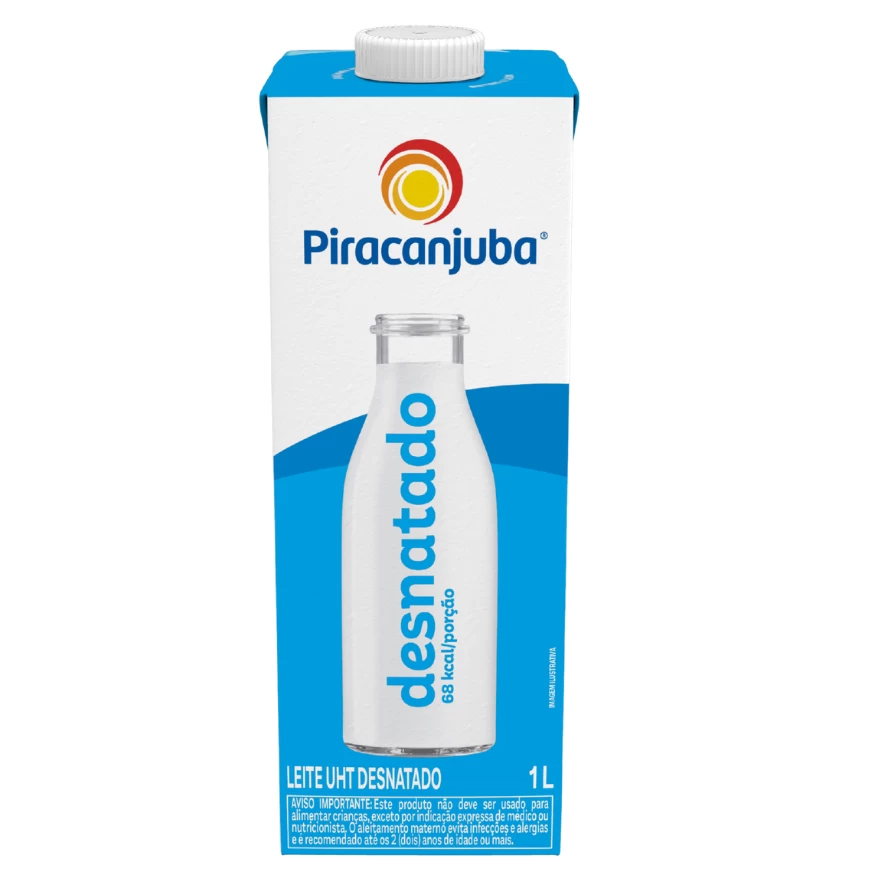 Leite Desnatado 1L - Piracanjuba