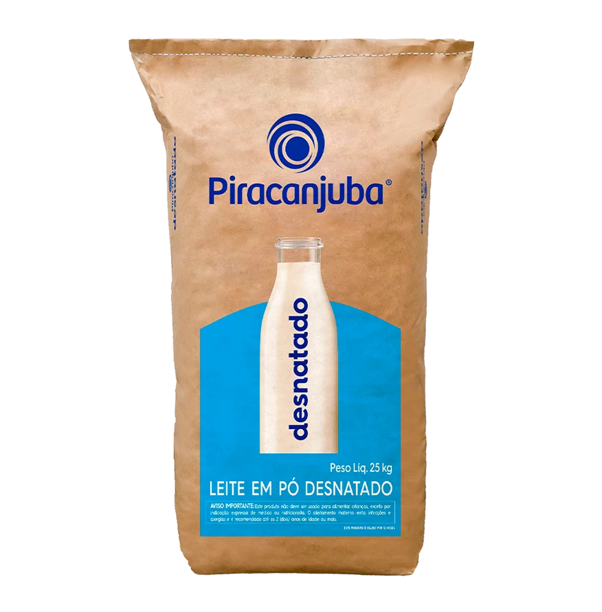 Leite em Pó Desnatado 25kg - Piracanjuba