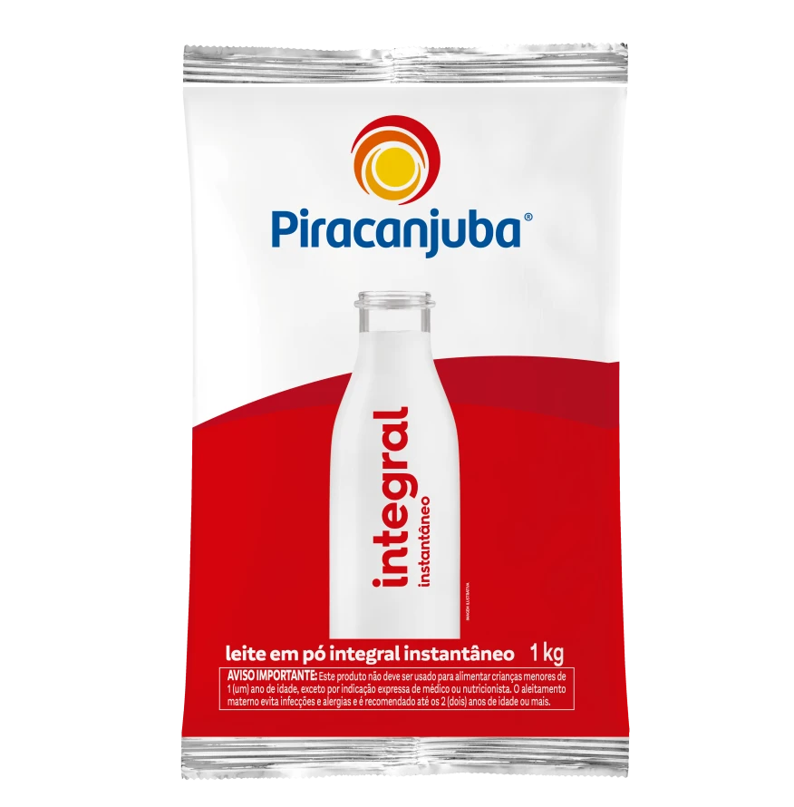 Leite em Pó Integral Instantâneo 1kg - Piracanjuba