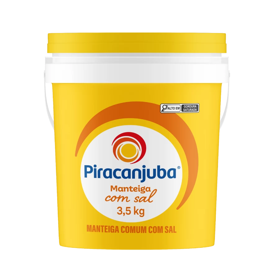Manteiga com Sal 3,5 kg - Piracanjuba