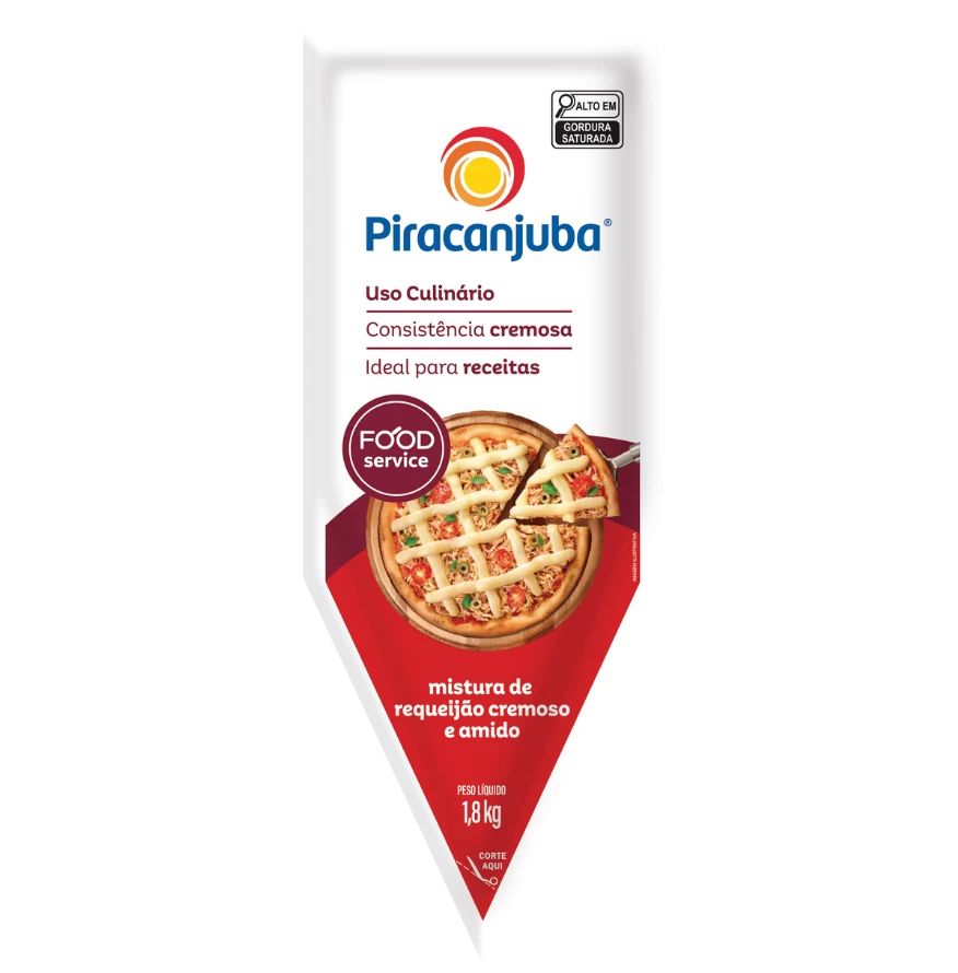 Mistura de Requeijão e Amido 1,8kg - Piracanjuba