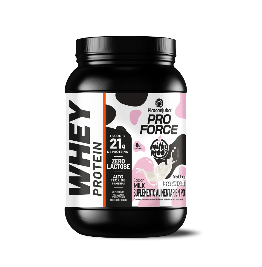 ProForce Pó + Milky Moo Milk Branca 450g - Piracanjuba