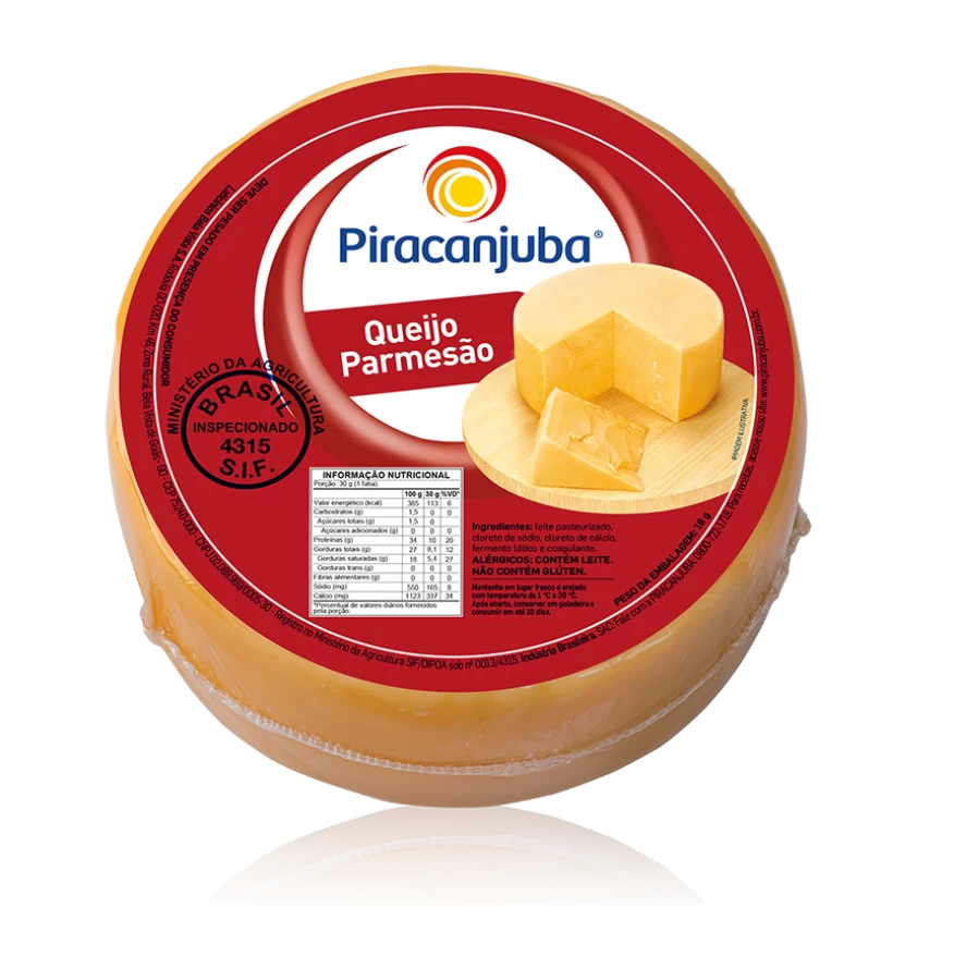 Queijo Parmesão 5kg - Piracanjuba