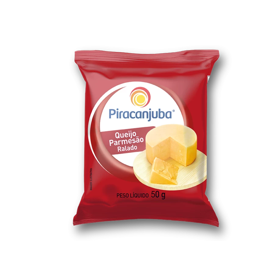 Queijo Parmesão Ralado 50g - Piracanjuba