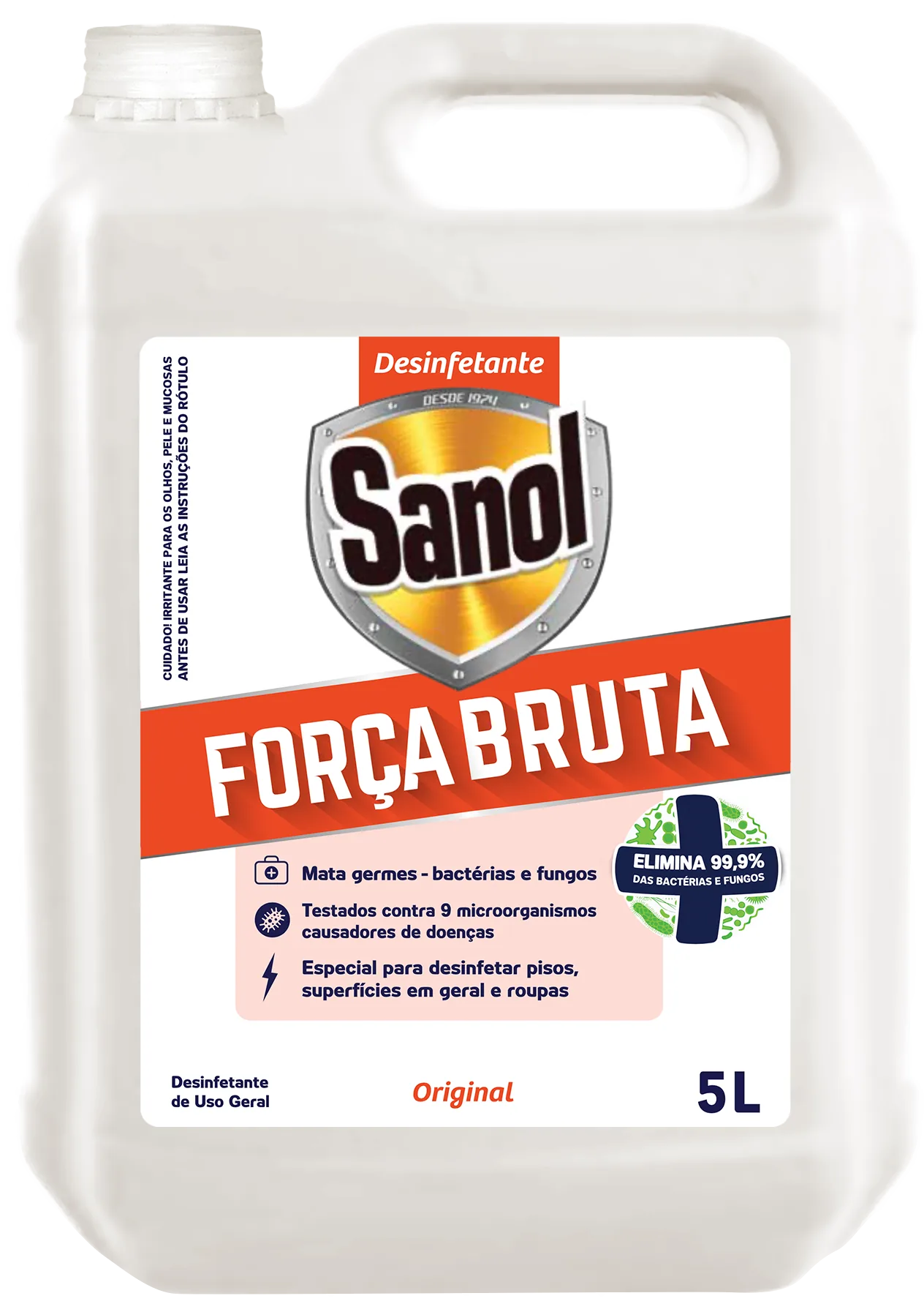 Desinfetante Sanol Força Bruta Original 5L - Sanol
