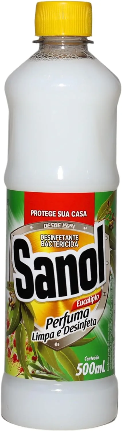 Desinfetante Sanol Leitoso Eucalipto 500ml - Sanol