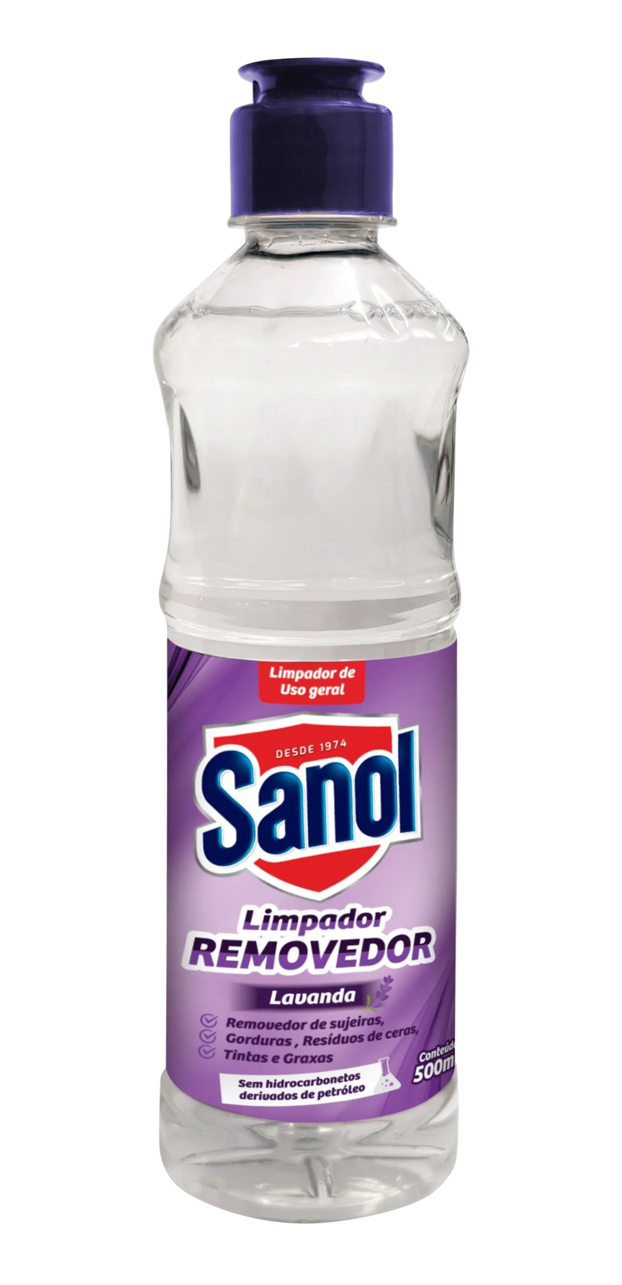 Limpador Removedor Sanol Lavanda 500ml - Sanol