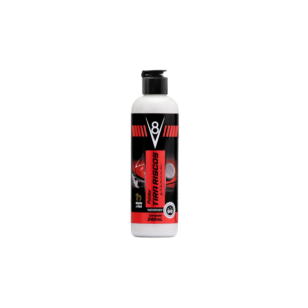 POLIDOR TIRA RISCOS 240ML - V8 Autocare